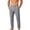 Gray, variant on Eltusu Men's Athletic Pants, Straight Legs Breathable Elastic Waist Cotton Active Pants Black Size M