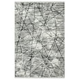 thumbnail image 4 of Melvinson Grey Striped Polyester Area Rugs for Living Room Jacquard Textured Modern Rugs Soft Geometric Rug for Bedroom Washable Rug Non-Slip Bohemian Carpet Perfect for Dining Room Office Beige, 4 of 5