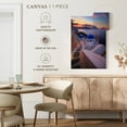 thumbnail image 5 of Elephant Stock Santorini Staircase Wall Art - Vertical Canvas Wall Art - Living Room Wall Decor - Places Canvas - Gray And Blue Decor - 24" x 36", 5 of 8
