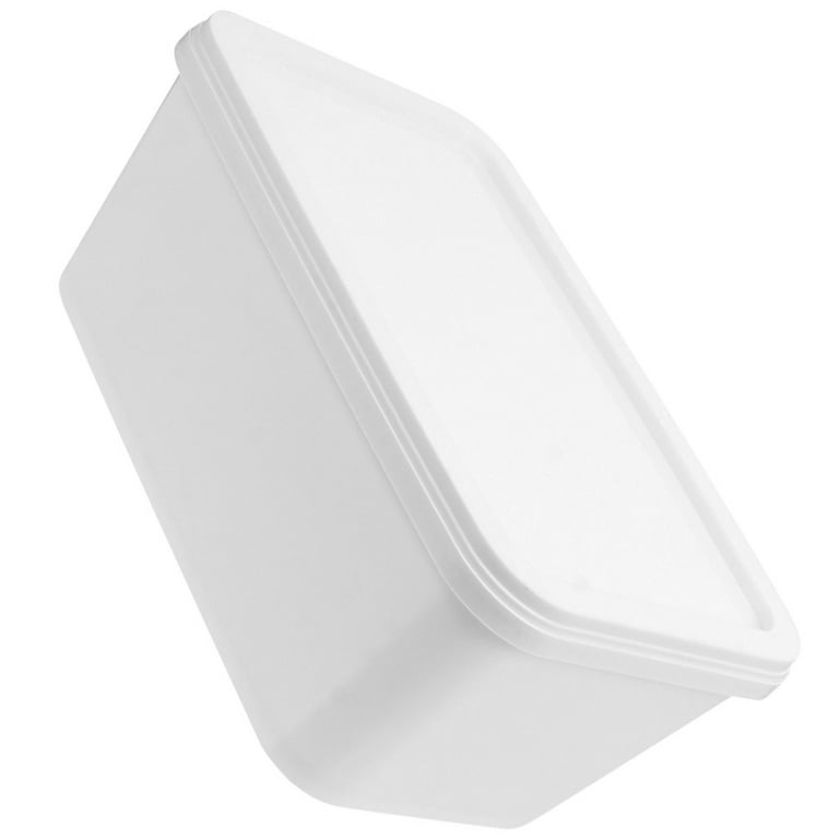 Hemoton 2pcs 3 Litres Refrigerator Ice Cream Storage Container Freezer Ice Cream Tub, Size: 26.00