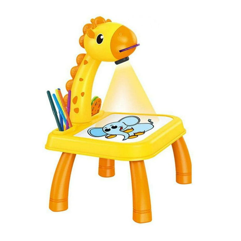 Drawing Projector Table for Kids,Trace and Draw Projector Toy,Art Painting  Drawing Table Led Learning Projector Toddler Child Drawing Playset  Educational Toys for Kids Boys Girls Age 3+