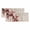 Light Beige Deep Red, variant on Red Flowers Valances for Windows, Vintage Chinese Painting Plum Branches Light Filtering Kitchen Curtains, Rod Pocket Window Valance Curtains for Living Room Bedroom, 54" W x 18" L, 2 Panels