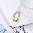 thumbnail image 4 of Punk Titanium Steel Index Finger Ring Women Fashion Rose Gold, 4 of 4