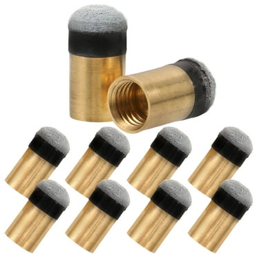 10Pcs Billiard Cue Tips Professional Cue Tips Leather Billiard Tip Replacements Pool Cue Accessories