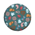 thumbnail image 3 of Rv Spare Tire Cover 14 inch - cute Skull organ Tire Covers for Trailers, Adjustable Camper Spare Tire Cover, 3 of 7