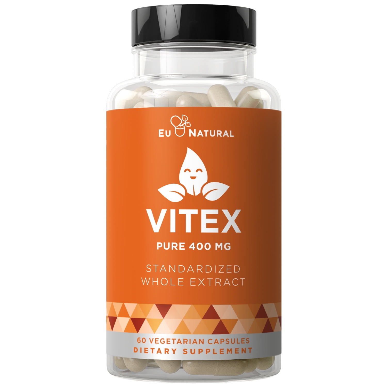 VITEX Pure 400 MG Chasteberry - Natural PMS Support, Balance Hormones, Regulate Your Cycle, Promote Skin Health - Full-Spectrum & Standardized - 60 Vegetarian Soft Capsules