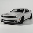thumbnail image 2 of 1:24 Dodge Challenger Hellcat Redeye Alloy Diecast Car Model High Simulation Ornament Toy Sound & Light Pull Back Holiday Gifts White Box, 2 of 6