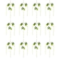 thumbnail image 1 of 12 piezas de flores de glicina artificiales densas de color blanco cremoso colgantes de glicina falsa para decoración de bodas, jardines y fiestas, 1 of 12