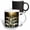 Multicolor, variant on 3drose, Seven Swans Swimming, 11oz Two-tone Yellow Mug