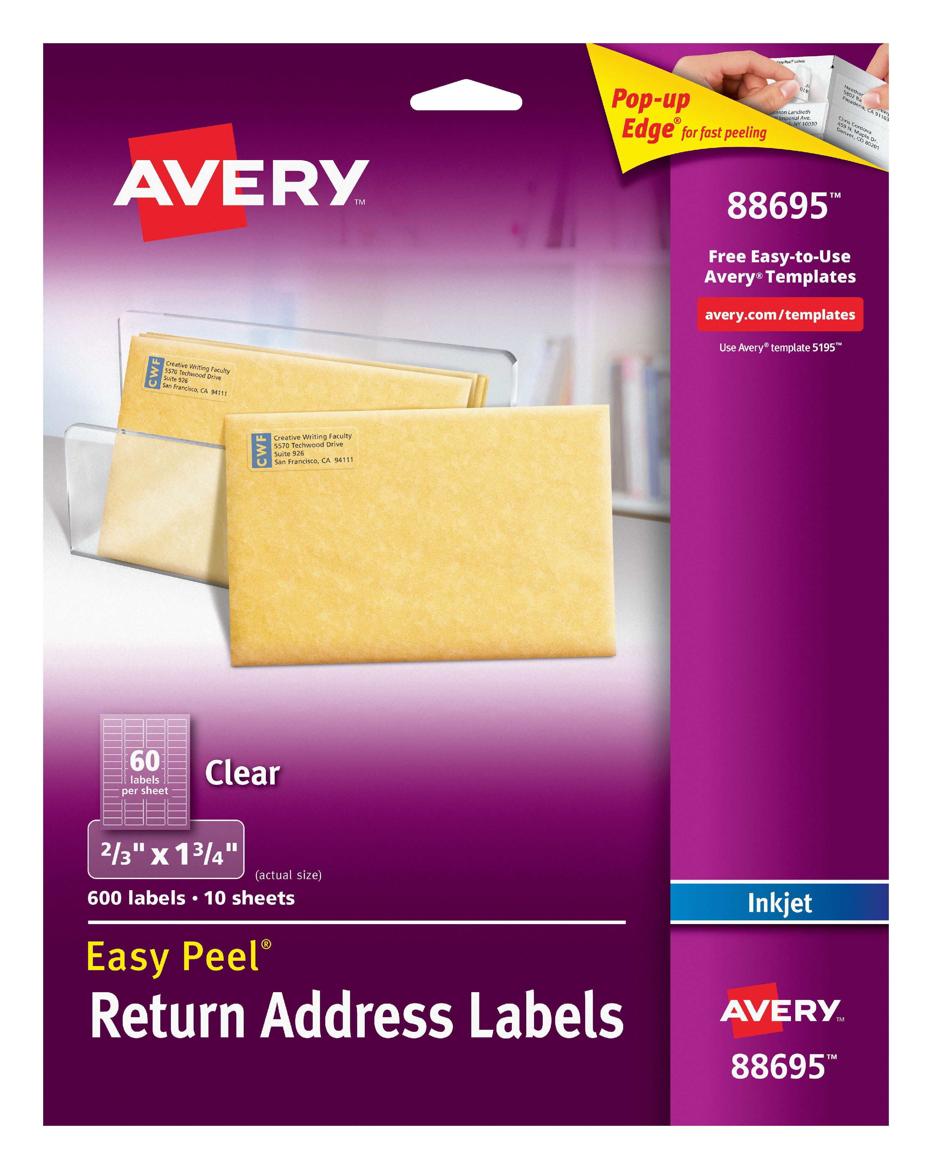 Avery 88695 Template