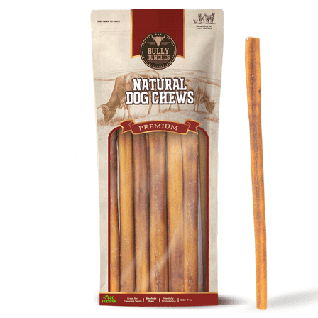 Bully Bunches Premium 12 Inch Standard Bully Stick - 10 Pack
