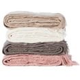 thumbnail image 6 of Decorative Throw Blanket - 50x60in Soft Knit with Delightful Fringe Edges for a Sophisticated and Cozy Touch to Your, 6 of 10