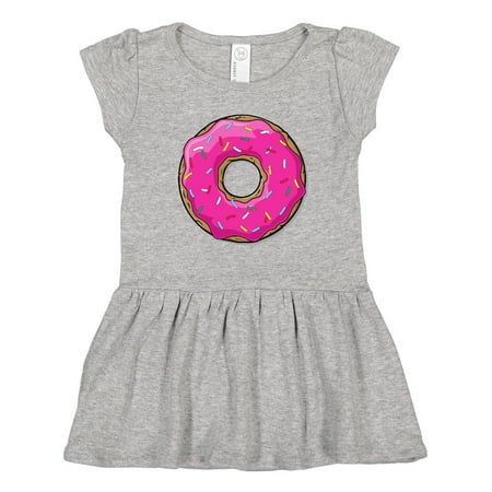 

Inktastic Pink Donut with Sprinkles Girls Toddler Dress