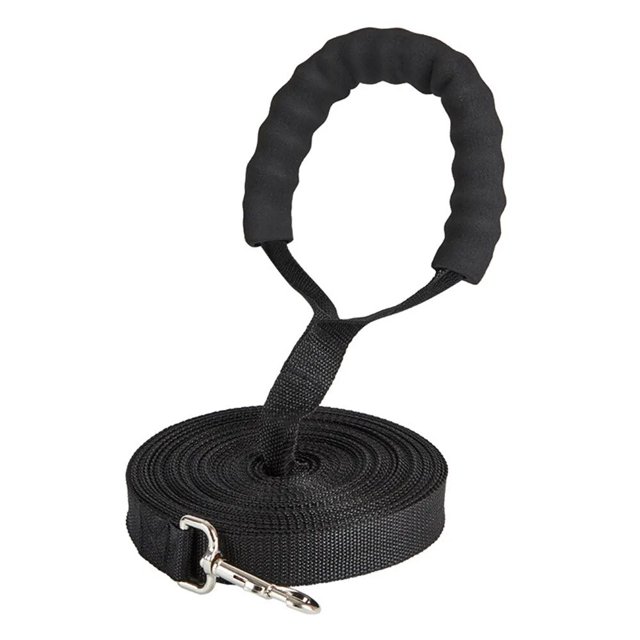 New Long Dog Leash Rope Comfortable Sponge Handle Pet Lead Belt Outdoor Training Dog Lanyard for Small Medium Large Dogs Product ShopWise Round