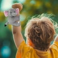thumbnail image 4 of Cute Leopard Print Plush Stuffed Animal Toy with Papa Ring Bracelet Accessory - Soft Zoo Animal Doll with Creative Wristband for Kids, Girls Birthday Party Favor Gift, 4 of 9