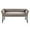 Grey, variant on Accent Bench, Upholstered with Nailhead Trim, & Padded Seat Entryway Bench Small, End of Bed Bench with Back, 49.5" W x 19.25" D x 23" H, Grey
