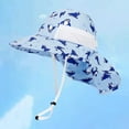 thumbnail image 2 of BOZHOU Boy Girl Toddler Baby Sun Hat with UPF 50+ Outdoor Adjustable Beach Hat - Swim Caps Beach Hats Outdoor Summer, 2 of 4