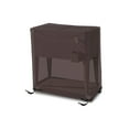 thumbnail image 3 of Cooler Cover 12 Oz Waterproof - Rolling Cart Cover 100% Weather Resistant with Air Pockets & Drawstrap for Snug Fit (36" H x 44" W x 23" D, Coffee), 3 of 7
