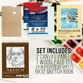 thumbnail image 6 of US Art Supply 95 Piece Master Artist Painting Set Oil, Acrylic, Watercolor Paint, 6 of 6