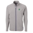 thumbnail image 2 of Men's Cutter & Buck Gray Marshall Thundering Herd Adapt Eco Knit Hybrid Recycled Big & Tall Full-Zip Jacket, 2 of 3