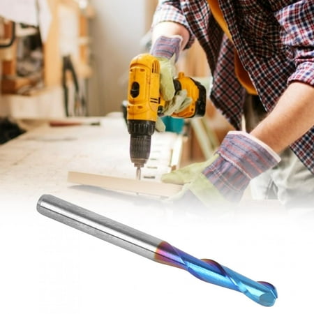 

Haofy Milling Cutter Cemented Carbide End Mill Double Flute 3.175x12 Metalworking Supplies