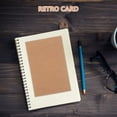 thumbnail image 3 of 100Set Brown Paper Message Cards for Graffiti and Drawing Daily Writing, 3 of 9