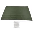 thumbnail image 1 of Voile d'Ombrage, Toile d'Auvent Anti-Déformation pour Cour pour Piscine Vert Armée, 1 of 8