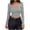 Gray, variant on GigrtiJin Womens Long Sleeve Blouse Crew Neck Solid Color Basic Tees Ribbed Lightweight Slim Thermal Underwear Top