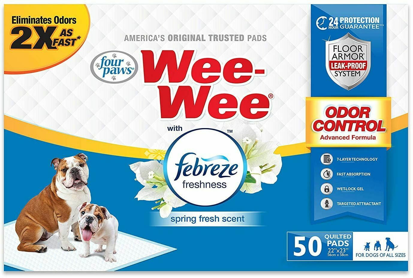 wee wee pads odor control