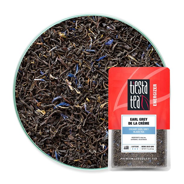 Tiesta Tea Earl Grey De La Creme Loose Leaf Creamy Earl Grey Black Tea