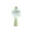 Green, variant on Portable Handheld Fan with Colorful LED Lights and Clover Shape Design USB Rechargeable Personal Device for Outdoor Travel Summer Events Home Desk Accessory Gift, Green