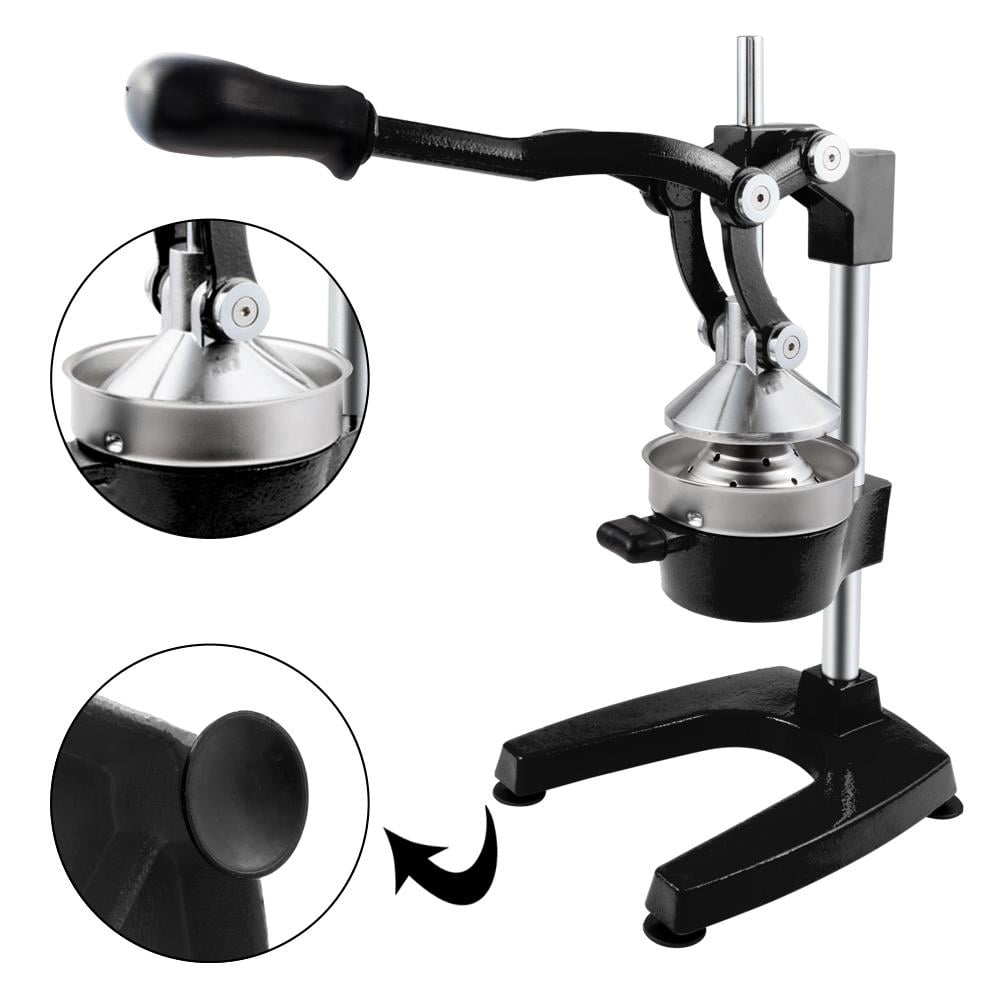 UBesGoo Juicer Hand Press Manual Fruit Juicer Juice Squeezer Citrus Orange Lemon Pomegranate, Black