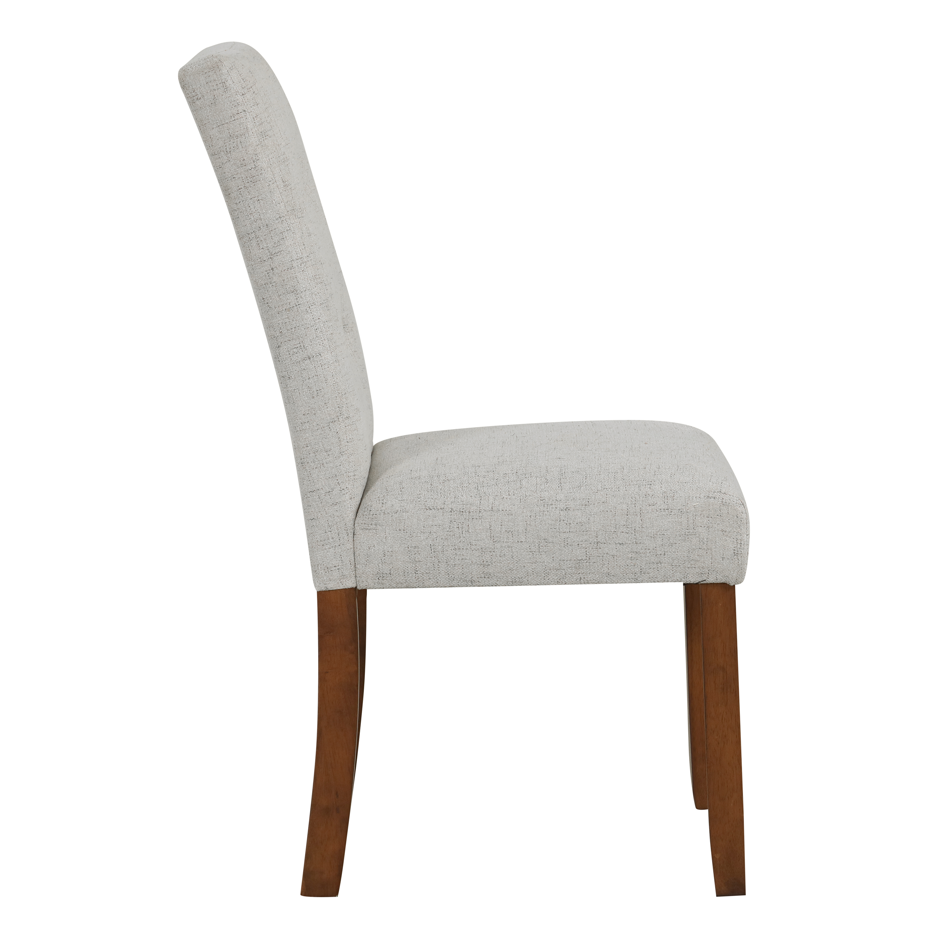 HomePop Tufted Back Dining Chair, Set of 2, Gray