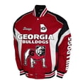 thumbnail image 2 of Men's Franchise Club Red Georgia Bulldogs Driven Full-Zip Twill Jacket, 2 of 3