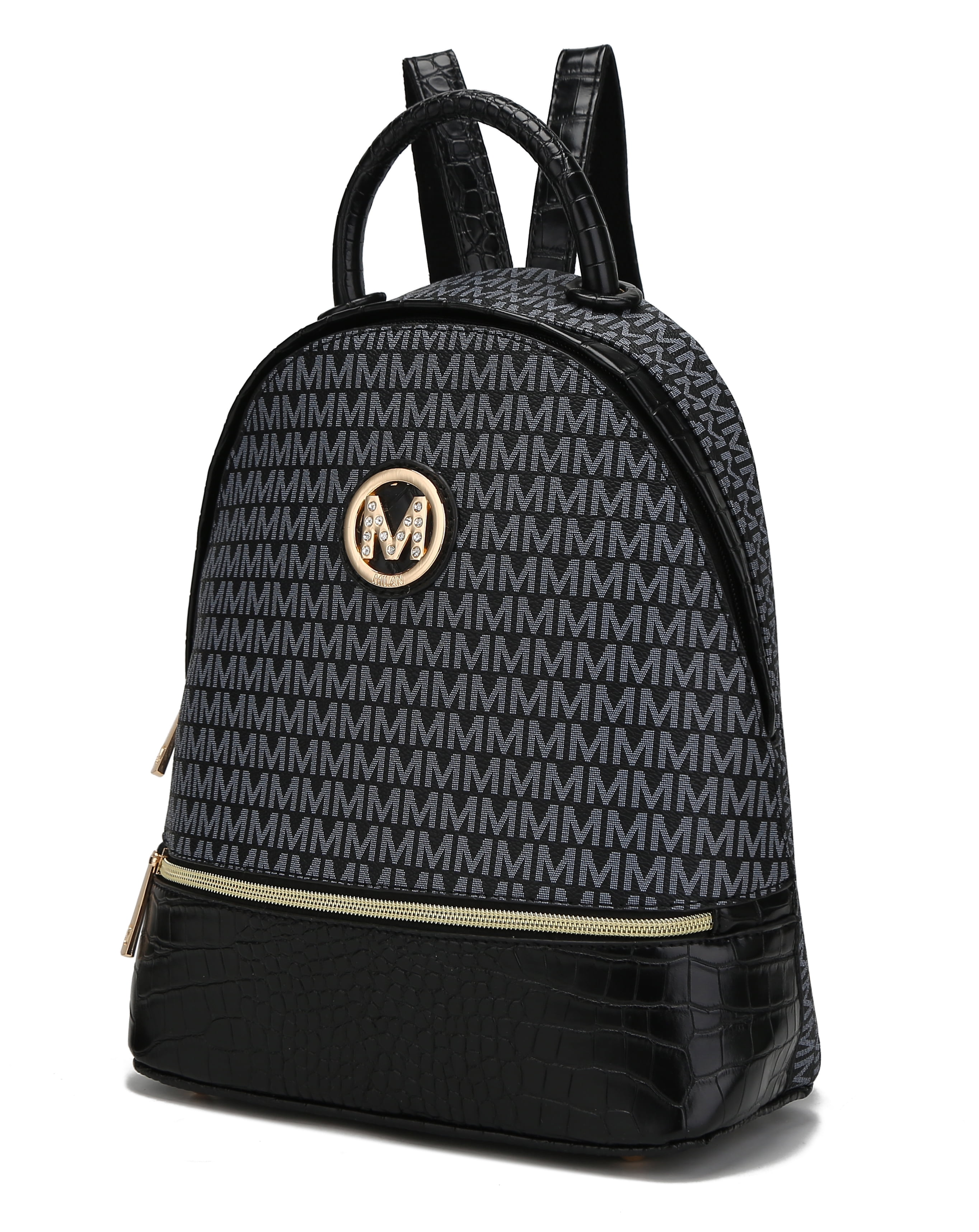 black and gold backpacks for school