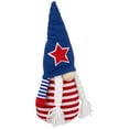 thumbnail image 4 of Northlight Americana Girl Gnome with Braids - 10.5" - Red and Blue, 4 of 5