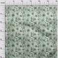 thumbnail image 2 of oneOone Viscose Jersey Light Green Fabric Flower Watercolor Sewing Craft Projects Fabric Prints By Yard 60 Inch Wide, 2 of 5