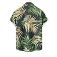 thumbnail image 5 of VBTAPA Mens Big and Tall Hawaiian Shirts Short Sleeve Casual Button Down Shirts Tropical Beach Shirt Sales of Today Green XXXL, 5 of 6