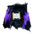 thumbnail image 4 of 28 inch Large Giant Hairy Spider Extendable Poseable Red Eyes Black Purple, 4 of 6