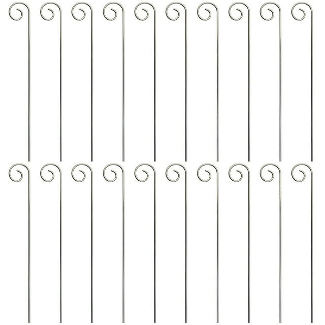 20Pcs Plant Label Hooks High Strength Rustproof Corrosion Resistant Not Easily Deformed Weather-resistant Garden Plant Sign Hooks