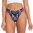thumbnail image 1 of Fotbe Happy Kitten Faces Tanga Sin Costuras para Mujer con Estampado – Panties Invisibles, Transpirables y Cómodos para Uso Diario-4X-Large, 1 of 6