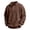01#Coffee, variant on Boys Long Sleeve Polo Shirt Waffle Knit Button Collared Thermal Top, Slim Fit Pullover for Boy School Clothes