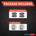 thumbnail image 3 of Front Ceramic Pads & Coated Rotors FOR 2007-2020 SIERRA YUKON & YUKON XL SAVANA, 3 of 15