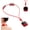 Red, variant on Portable Pendant Neck Massager with Heat,GASYLL Lightweight Electric Pulse Massager for Neck Relaxation,3 Temperature Modes & 9 Intensities,Rechargeable Cervical Massager for Office,Travel,Home