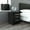 Black, variant on Nightstand | Offer Ample Storage for Small Items | Durable Particle Board Structure | Organize Bedroom in an Efficient Way
