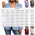 thumbnail image 4 of qucoqpe Blazers for Women Casual Open Front Long Sleeve Button Work Business Suit Coat Womens Lightweight Office Suit Jackets Blazer, 4 of 8