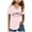 Pink, variant on WEAIXIMIUNG with Toddler Shirts for Teen Kids Girls Child Short Sleeve Prints T Shirt Trendy Girls Fans Tops