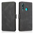 thumbnail image 2 of (Black)For Huawei Enjoy 9s Retro Magnetic Closing Clasp Horizontal Flip Leather Phone Case, 2 of 5