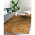 thumbnail image 2 of Brown Transitional Floral Himalaya Area Rug, Made in India, 2 of 5