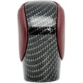 thumbnail image 3 of SHIFTIN Gear Shift Knob Shifter for Lexus ES GS GX IS NX RC RX 200t 300 350 3450h 450hL 350L (Rioja Red Rose / Carbon Fiber Pattern), 3 of 9